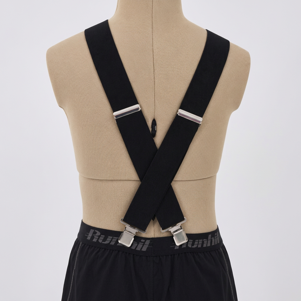 LVAD 3 Suspenders with X-back design and metal clips